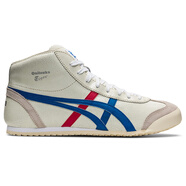 Onitsuka Tiger新款鬼冢虎男女MEXICO MID經(jīng)典復(fù)古輕便透氣中幫運動休閑鞋慢跑鞋 白紅藍DL409-0142 43.5 US9.5