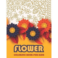 預訂  Flower Coloring Book For KIDS: Book For Toddlers Simple & Fun Designs of Real Flowers for Kids