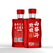 建國 奮斗小酒40度118ml整箱裝白酒口感濃香型禮盒裝向奮斗致敬送禮 40度 118mL 1瓶
