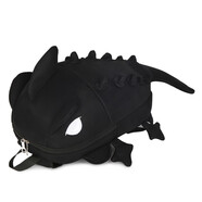 途尊（kingtrip）創(chuàng  )意卡通雙肩包韓版潮 恐龍怪獸背包男女個(gè)性學(xué)生書(shū)包搞怪旅行包 大號黑色