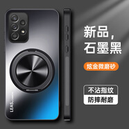 捷威丘適用三星A52手機(jī)殼A52s 5g版保護(hù)套A5260全包Galaxy防摔磨砂硬galaxya帶支架samsung磁吸超薄新款A(yù) 【石墨黑+磁吸支架】親膚磨砂防指紋 送全屏膜 三星Galaxy A