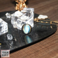 FANCYCHIC夜光太陽系上帝之眼銀河星球鑰匙扣掛件星系雙面玻璃球鑰匙鏈 銀河系【夜光版】