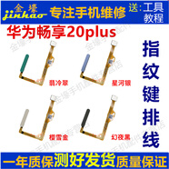 格華立 華為榮耀x10 x50se指紋排線榮耀x20 x20se開機排線暢享20plus音量排線榮耀x60解指紋鎖鍵暢享20plus指紋鍵排線【粉金色】指紋秒解