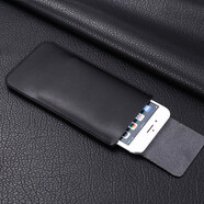 SZLHRSD適用于蘋果iPhone 16Pro Max手機(jī)保護(hù)皮套15promax內(nèi)膽包收納袋 經(jīng)典黑色 尺寸(180x101mm)加殼用