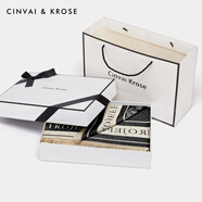 CinvaiKrose圍巾女2025新款水墨畫(huà)斗篷圍脖外搭兩用披肩生日圣誕節禮物送女友 灰色【生日禮物可代寫(xiě)心意賀卡】