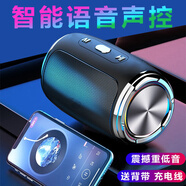 拼搏者藍牙音箱無(wú)線(xiàn)藍牙音響ai智能大音量超重低 防水便攜式家用戶(hù)外電腦迷你小鋼炮插卡U盤(pán) 【頂配】支持聲控/藍牙/優(yōu)盤(pán)/卡
