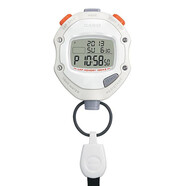 卡西歐（CASIO） 秒表電子比賽HS70W HS80TW田徑足球防水跑步計時 Hs-70w-8 jh白色