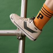 普尼夏季男款滑板鞋街頭時(shí)尚潮流復古透氣休閑鞋22M1AT14 米色 40