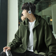 OEMG 日系黑武士外套上衣男女cityboy春秋夏季沖鋒款式夾克美式工裝服 軍綠 XL [建議125-140斤]