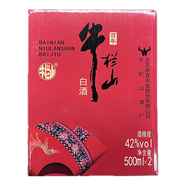 牛欄山百年北京二鍋頭禮盒 清香型優(yōu)級白酒 固態(tài)法白酒 適送禮 42度 500mL 2瓶 牛欄山百年紅牛禮盒