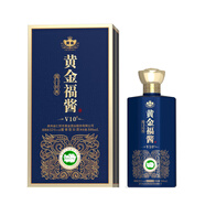 黃金酒醬酒 53度 貴州茅臺鎮(zhèn) 醬香型白酒 禮盒裝 黃金福醬V10 單瓶裝 500ml
