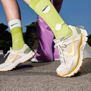耐克（NIKE） 女鞋2025新款夏季VOMERO 5運動(dòng)鞋復古跑鞋老爹鞋輕便休閑鞋 FQ6868-181象牙白棕綠 35.5