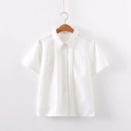 圣洛鋒 原創(chuàng)JK制服少女銀線(xiàn)格裙女學(xué)生百褶裙半身裙學(xué)院風(fēng) 風(fēng)琴褶短袖 XL 腰圍（72-76）