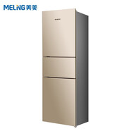 美菱（MeiLing）210升 三門電冰箱 三門分儲 中門軟冷凍 節(jié)能靜音 BCD-210L3CX