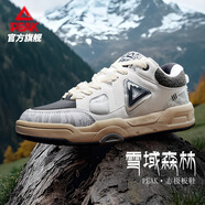 匹克態(tài)極國創(chuàng)-雪域森林丨板鞋男鞋春季新款革面百搭休閑鞋運動鞋子 大白/深灰 40