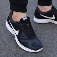 耐克（NIKE）男鞋2025秋冬季新款E-SERIES運動(dòng)鞋透氣緩震易穿脫休閑鞋跑步鞋 黑色白908988-001/革命者4 42