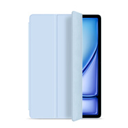 zoyu iPad Air7保護(hù)套11英寸2025新款13英寸M3芯片適用蘋果Air6平板電腦2024三折air5保護(hù)殼全包 白冰色【配鋼化膜】 2025/2024款A(yù)ir7/6【13英寸】