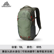 GREGORY格里高利 NANO蜂鳥 男女旅行戶外徒步背包登山包通勤雙肩背包18L 18L-火焰綠