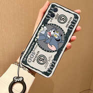 飾卓vivo Y74s手機殼vivoy76s保護套t1版鏡頭全包y76s硅膠軟殼時(shí)尚卡通貓鼠男女款 鈔票貓【收藏+潮牌指環(huán)】 vivo y76s