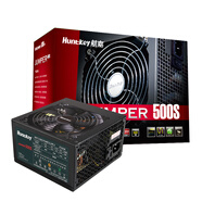 航嘉（Huntkey）JUMPER500S 額定500W 電腦電源(主動(dòng)PFC/雙管正激/寬幅電壓/背部走線/智能溫控)