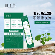 木子言【第3件僅10元】積雪草泡泡面膜深層清潔去黑頭收毛孔XK2 小樣（1條）