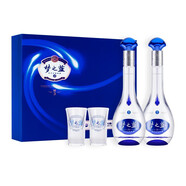 洋河藍色經(jīng)典夢(mèng)之藍M3 52度500ml*2瓶 禮盒裝綿柔濃香型白酒贈禮品袋 52度 500mL 1盒