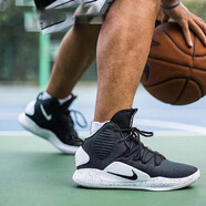 耐克（NIKE）男鞋夏季新款Hyperdunk X EP實(shí)戰訓練比賽減震耐磨舒適籃球鞋 AO7890-001 黑白 41