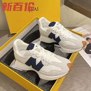 新百倫【門(mén)店直郵】阿甘鞋休閑鞋透氣小蠻腰女鞋四季時(shí)尚N運動(dòng)老爹鞋 白藍色 【時(shí)尚百搭】 37