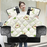 雅迪電動(dòng)車(chē)擋風(fēng)被2024年雅迪最新款雅迪專(zhuān)用電動(dòng)車(chē)擋禁止非法改裝 米色牛油果--冬款【雙把套+ 連體款