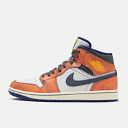 耐克（NIKE） JORDAN 1 AJ1 喬1男子高幫籃球鞋 554724 橙白黑FV3619-106 42