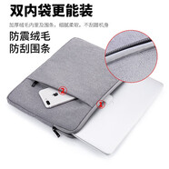 尼凡適用 松下（Panasonic）CF-SV1屏幕保護膜SR4/SZ6防窺膜SZ5/LX6鍵盤(pán)膜二合一電腦包Let's Note支架 布藝款內膽包/留言顏色（無(wú)電源包） 松下Let's Note 12.4 英寸