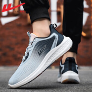 回力官方運動(dòng)鞋男鞋椰子鞋春夏季軟底網(wǎng)面男士鞋子男跑步鞋休閑鞋 白藍色-雙色底款 43