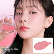 BBIA韓國單色腮紅膏小猴子推薦碧娥01牛奶粉杏仁裸妝自然04腮紫啞光 08# Downy Rosy 柔和玫瑰