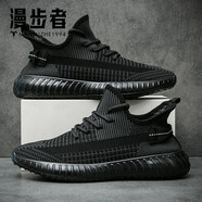 漫步者【男女同款丨官方直郵】潮流男士椰子鞋透氣百搭運動(dòng)跑步休閑潮鞋 男女同款丨黑武士丨官方直郵 39