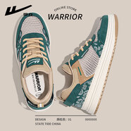 回力（Warrior）男鞋網(wǎng)鞋男2025夏季新款透氣鏤空網(wǎng)面鞋子男士薄款運動休閑板鞋男 卡其綠 鏤空網(wǎng)面 39