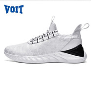 沃特（VOIT）男鞋斷碼特價正品撿漏輕便緩震透氣休閑戶外慢跑運(yùn)動鞋 0191白色 41