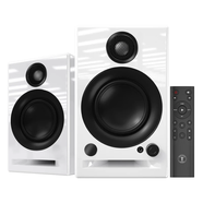 艾特銘客（AbramTek）S30全烤漆高保真3.5英寸有源桌面音響2.0立體聲書架式藍(lán)牙音箱hifi發(fā)燒級家用多媒體音響 S30羊脂白【烤漆/高解碼/0底噪】