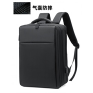 適用于華為MateBook16sD1614s電腦包防潑水雙肩包D1415 14英寸 黑色無(wú)標氣囊