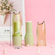 睫蓓5只裝 中國風(fēng)diy口紅管手工自制唇膏殼子圓形方形3D打印京劇空管 5只裝 綠茶貓