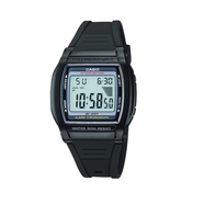 卡西歐手表W201系列 電子表LED 男女方形表盤(pán) gshock防水計時(shí)腕表 W201-1AV 40.4mm