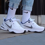 耐克（NIKE）男鞋老爹鞋2025夏季新款ZOOM  2K運動鞋低幫厚底增高休閑鞋跑步鞋 415445-102經(jīng)典銀白 40