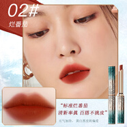 瑪麗伊麗（MARYS ELLEAY） 小細(xì)管口紅不掉色不沾杯持久防水絲絨 02#爛番茄+02#爛番茄