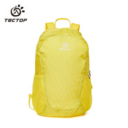 探拓（TECTOP） 戶外徒步雙肩背包 休閑徒步旅行男女通用皮膚包 萱草黃