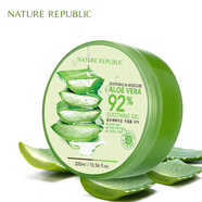 自然樂園（NATURE REPUBLIC）自然樂園蘆薈膠 舒緩保濕凝膠補(bǔ)水溫和曬后護(hù)膚蘆薈膏300ml囤貨裝 300ml*1罐