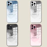 BMAD高端品牌暈染四葉草適用iPhone11手機殼14prox蘋(píng)果13promax金 玻璃-白色-白色暈染四葉草 iPhone6s