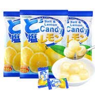 可康（cocon）海鹽咸檸檬水果糖 進口兒童休閑零食 聚會招待結(jié)婚喜糖果130g*3袋