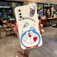 領(lǐng)悍 vivo手機殼哆啦A夢(mèng)立體旋轉叮當貓潮牌男女款卡通網(wǎng)紅全包軟殼防摔藍胖子 古董白- 舔嘴叮當貓+立體旋轉 vivo Y35+/Y35m+/Y55T專(zhuān)屬