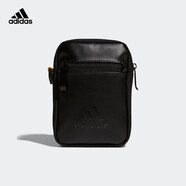 adidas阿迪達(dá)斯單肩包 斜挎包戶(hù)外運(yùn)動(dòng)小肩包時(shí)尚休閑便攜包百搭挎包 H31342【黑色PU款】