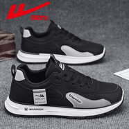 回力男鞋冬季運動(dòng)鞋男百搭休閑鞋子男款軟底跑步鞋 黑色 42