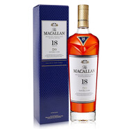 麥卡倫（MACALLAN）18年 藍(lán)鉆雙桶 蘇格蘭高地 威士忌 700ml 43度 禮盒裝 進(jìn)口洋酒